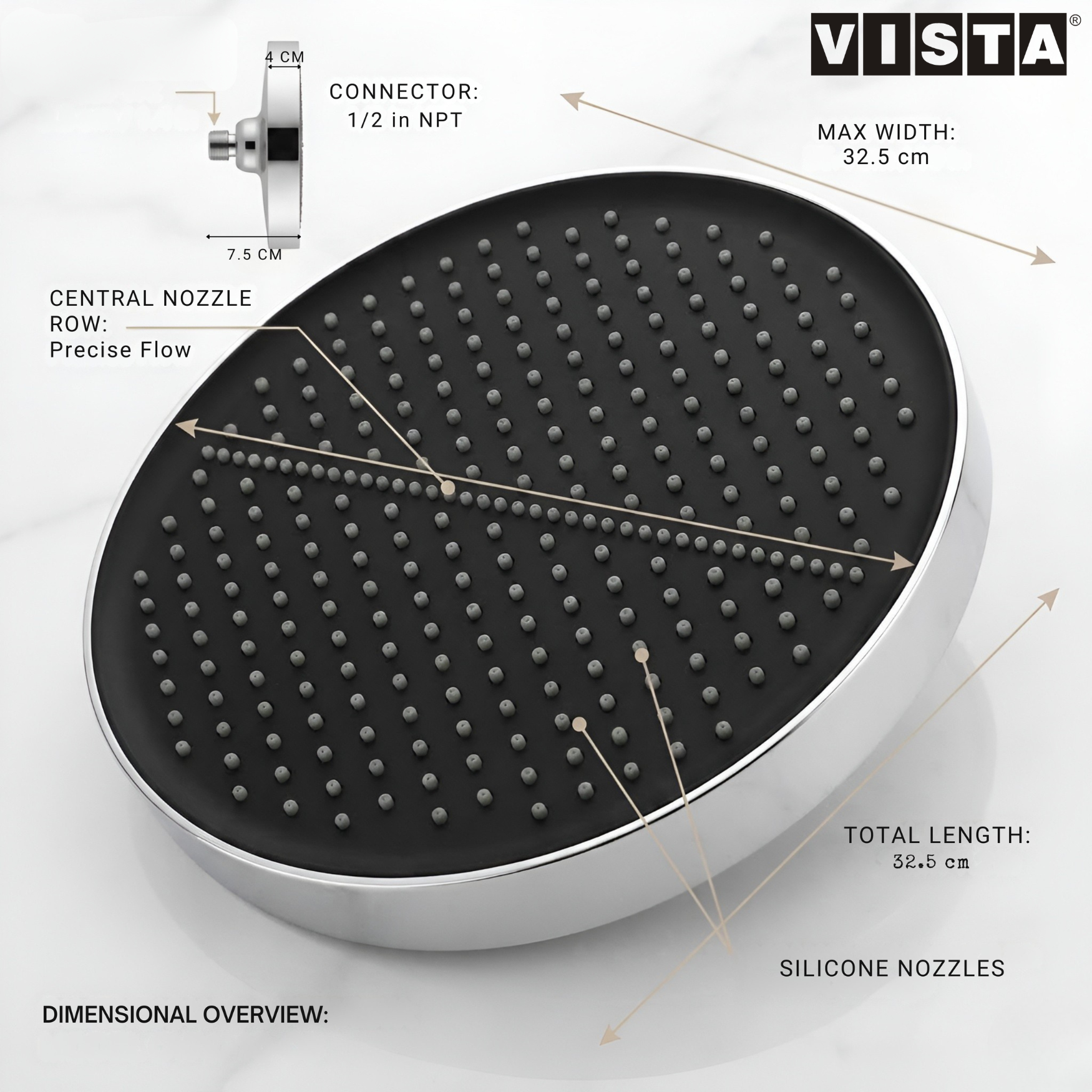 Montana Max Overhead Shower - Image 5
