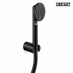 Black Round Maze Hand Shower